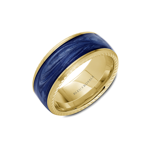 Bleu Royale Distinct Wedding Band RYL-133UBY95