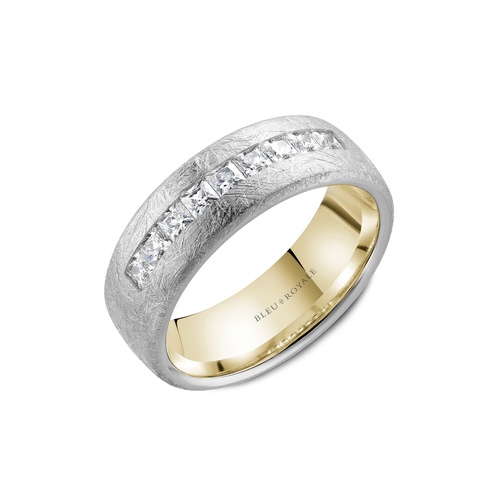 Bleu Royale Diamond Wedding Band RYL-187WYD75