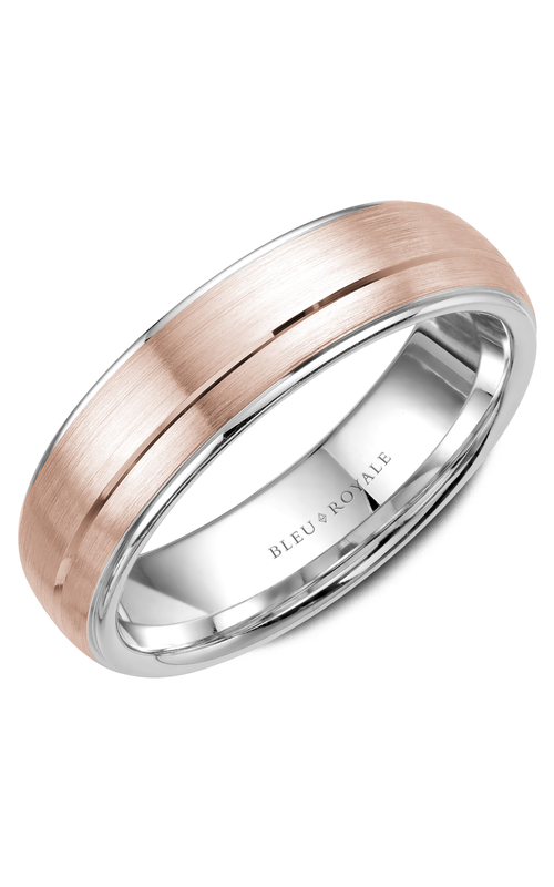 Bleu Royale Wedding Band RYL-002RW55 Bleu Royale Wedding Band RYL-002RW55