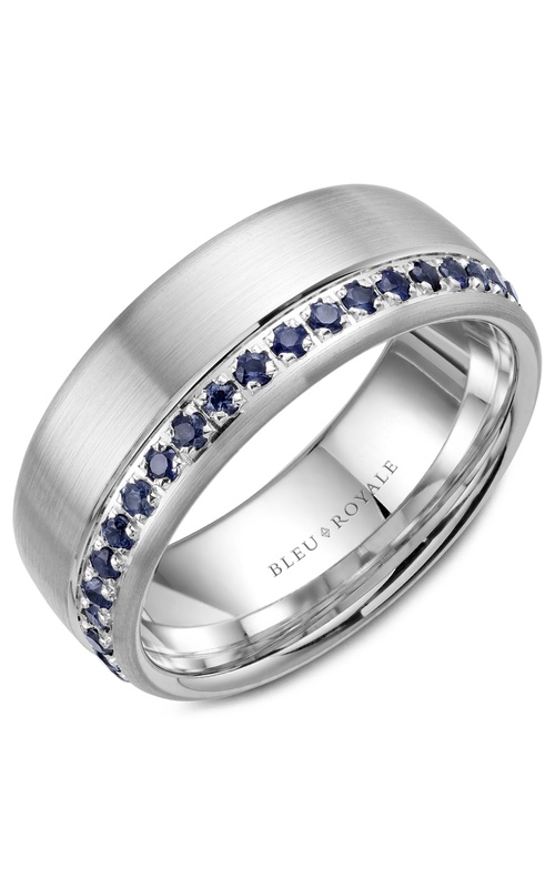 Bleu Royale Diamond Wedding Band RYL-015WS85