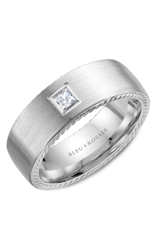 Bleu Royale Diamond Wedding Band RYL-021WD8