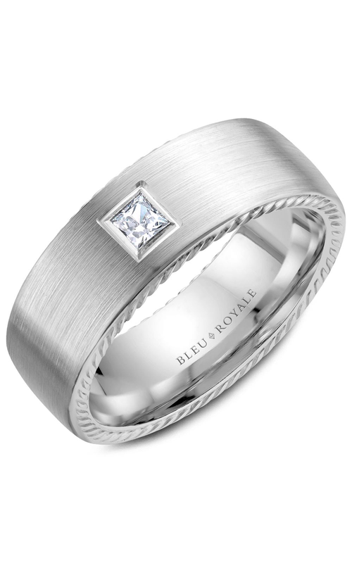 Bleu Royale Diamond Wedding Band RYL-021WD8