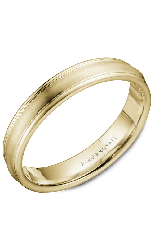 Bleu Royale Legacy  14K Yellow Gold Wedding Band RYL-039Y45