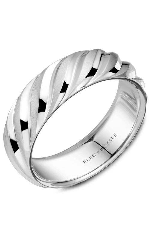 Bleu Royale  Wedding Band RYL-044W7