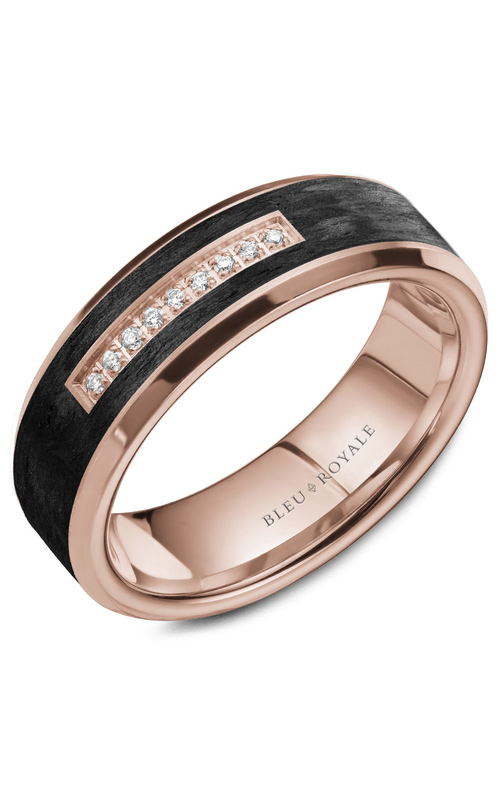 Bleu Royale  Wedding Band RYL-049RD7
