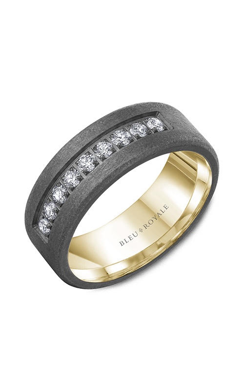 Bleu Royale Tantalum & Precious Wedding Band RYL-160TYD8