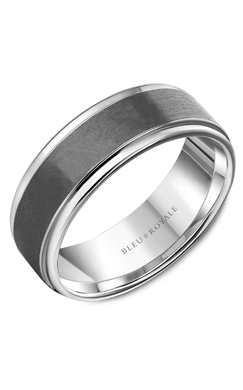 Bleu Royale Tantalum & Precious Wedding Band RYL-168TW75