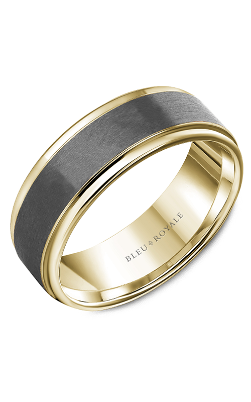 Bleu Royale Tantalum & Precious Wedding Band RYL-168TY75