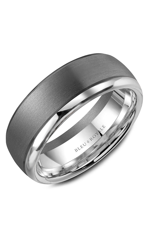Bleu Royale Tantalum & Precious Wedding Band RYL-169TW75