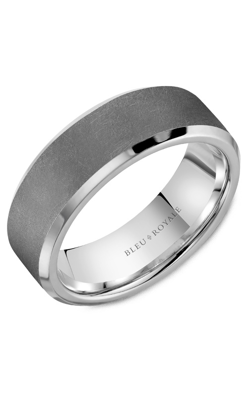 Bleu Royale Tantalum & Precious Wedding Band RYL-182TW75