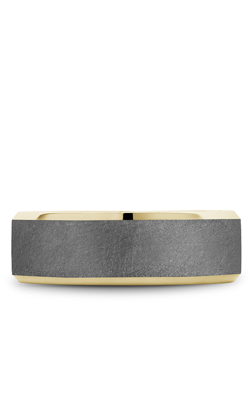 Bleu Royale Tantalum & Precious  14K Yellow Gold and Tantalum Wedding Band RYL-182TY75