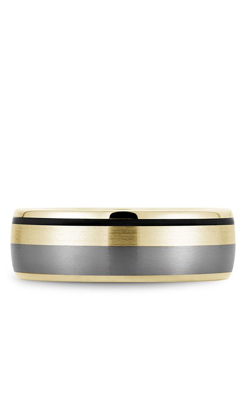 Bleu Royale Tantalum & Precious  14K Yellow Gold, Tantalum, and Enamel Wedding Band RYL-183TBY75