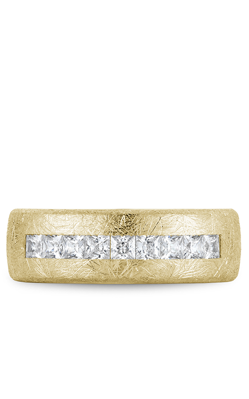 Bleu Royale Wedding Band RYL-187YWD75