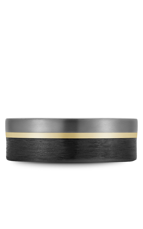 Bleu Royale Tantalum & Precious  14K Yellow Gold and Tantalum Wedding Band RYL-201YBT75