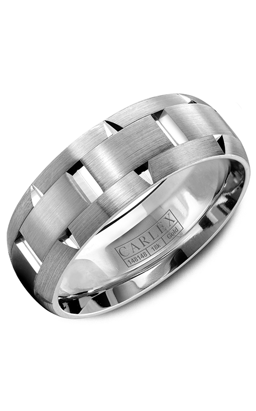 Carlex G1  14K White Gold Wedding Band WB-9472
