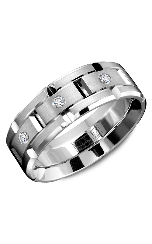 Carlex G1  14K White Gold Wedding Band WB-9594