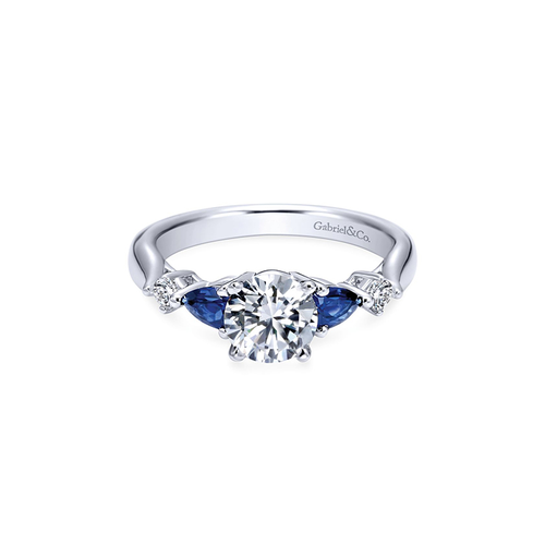 Gabriel & Co. Contemporary Engagement Ring ER6002W44SA