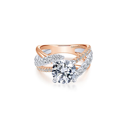 Gabriel & Co. Contemporary Engagement Ring ER12337R6T44JJ