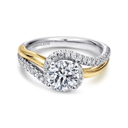 Gabriel & Co. Contemporary Engagement Ring ER10308M44JJ