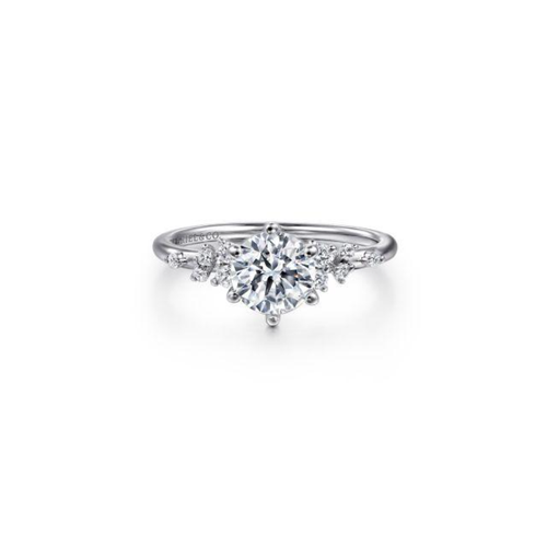 Gabriel & Co. Floral Engagement Ring ER15973R4W44JJ
