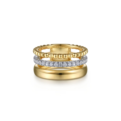 Gabriel & Co. Bujukan Metal 14K Yellow Gold Ring LR52166Y4JJJ