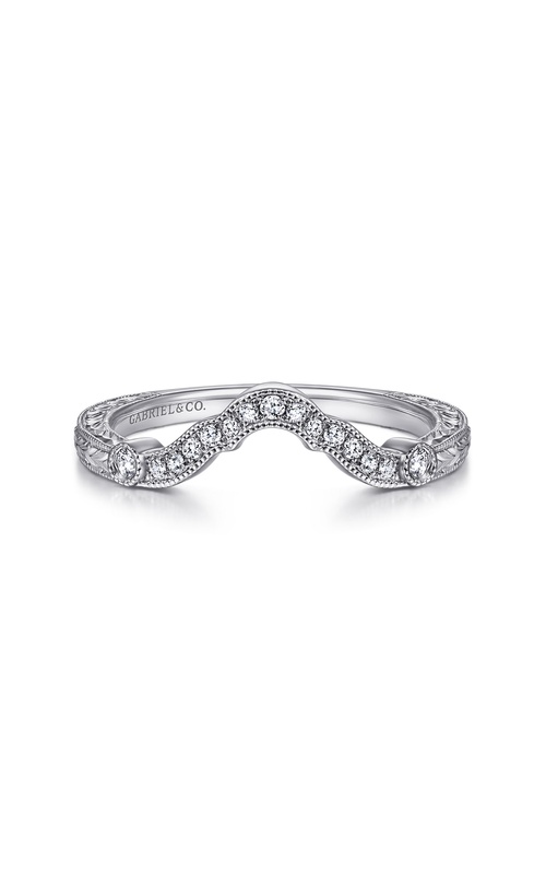 Gabriel & Co. Victorian Wedding Band AN15384W44JJ
