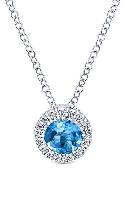 Gabriel & Co. Lusso Color Necklace NK2824W45BT