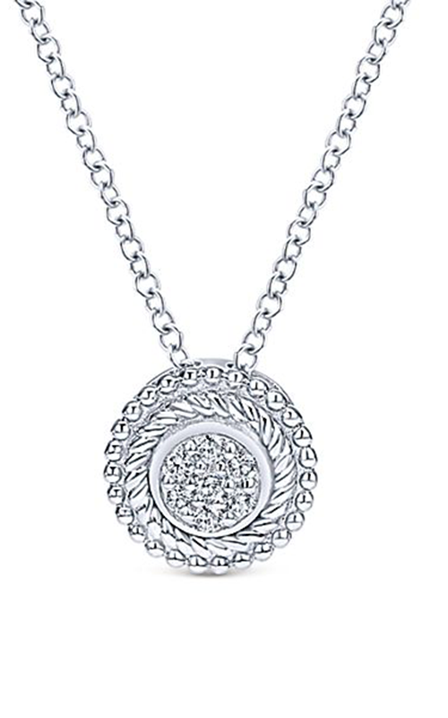 Gabriel & Co. Hampton Diamond Necklace NK3478SV5JJ