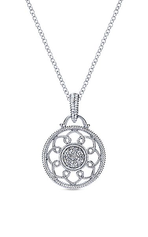Gabriel & Co. Victorian Necklace NK4110SV5JJ
