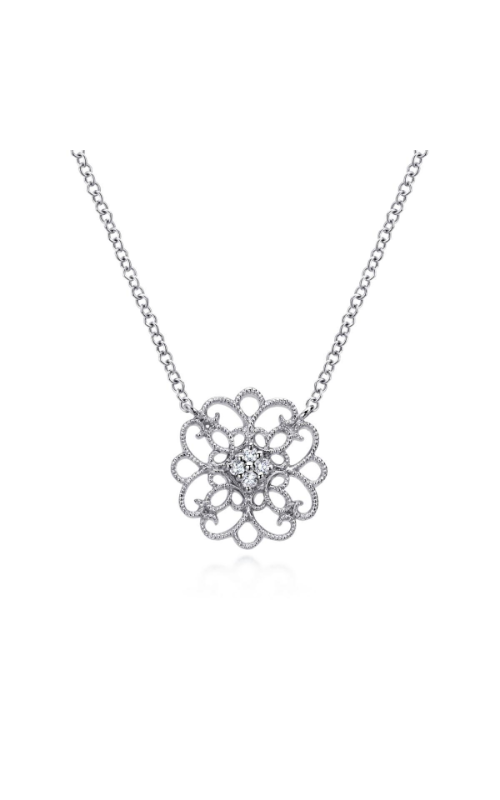 Gabriel & Co Victorian Necklace NK4333SVJWS