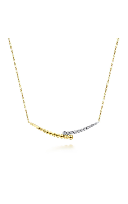Gabriel & Co. Bujukan Necklace Chain and Diamond 14K White Gold and 14K Yellow Gold  NK6362M45JJ