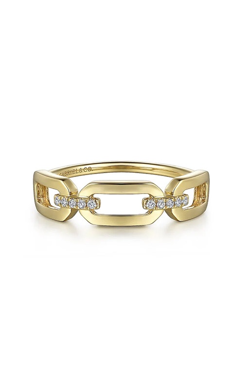 Gabriel & Co. Contemporary Diamond 14K Yellow Gold Ring LR52499Y45JJ