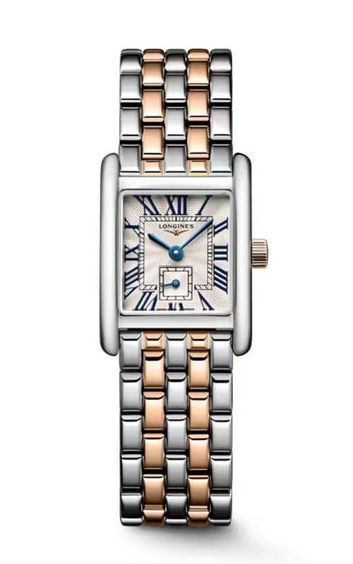Longines LONGINES MINI DOLCEVITA Stainless Steel  White Dial 18K Rose Gold and Stainless Steel Strap