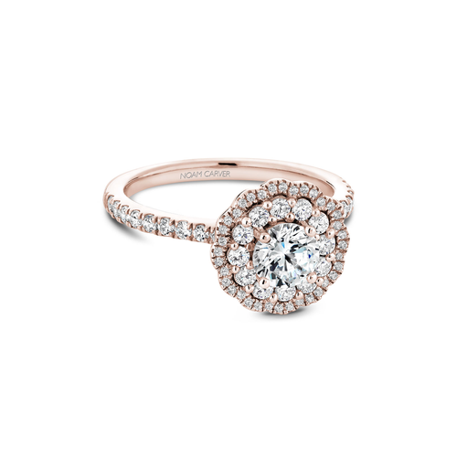 Noam Carver Floral Engagement Ring B142-16RA