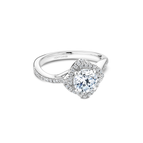 Noam Carver Floral Engagement Ring B176-01A