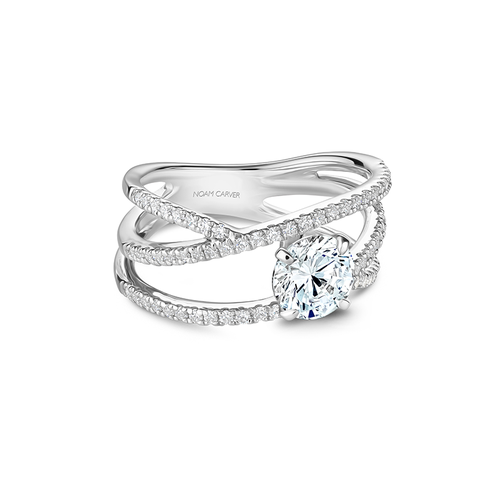 Noam Carver Modern Engagement Ring B249-01A