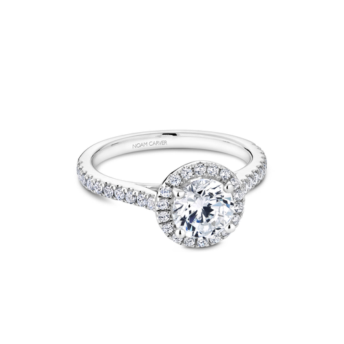 Noam Carver Halo Engagement Ring R050-01A