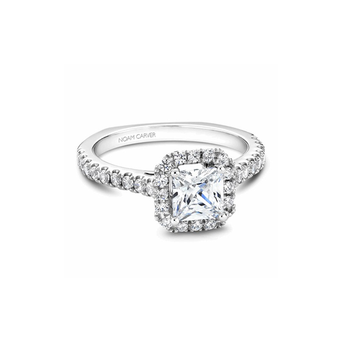 Noam Carver Halo Engagement Ring B034-02A