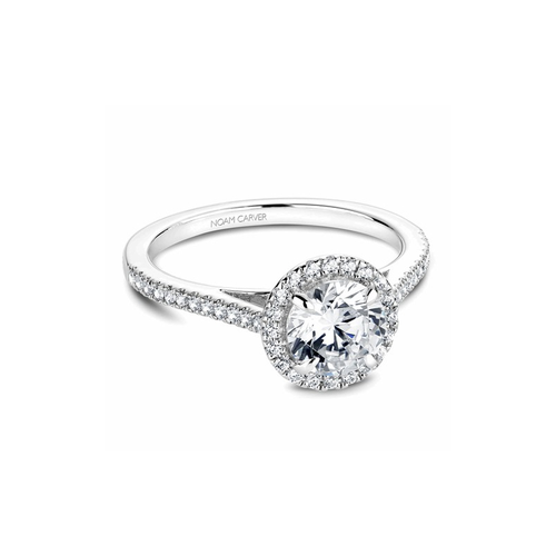 Noam Carver Halo Engagement Ring B094-02A