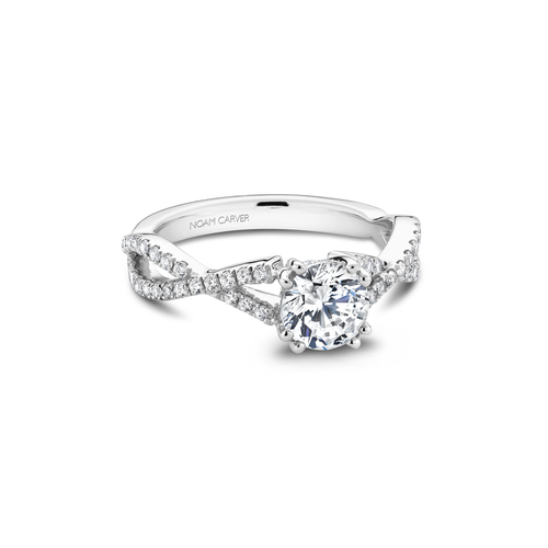 Noam Carver Twist Band Engagement Ring B004-03A