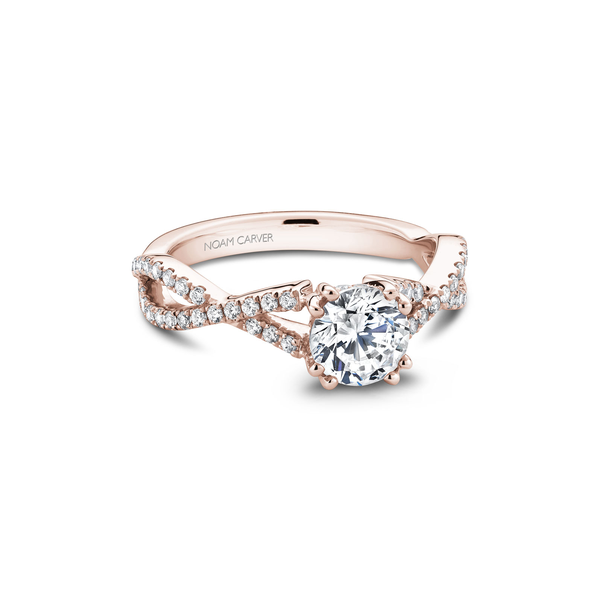 Noam Carver Twist Band Engagement Ring B167-01A | Prestige