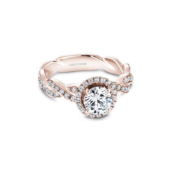 Shop the Noam Carver Twist Band Engagement Ring B167-01A in Oak