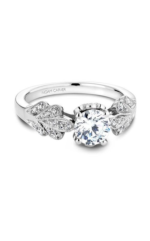 Noam Carver Engagement Ring Floral B063-01A