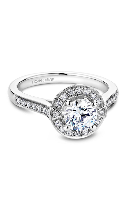 Noam Carver Engagement Ring Floral B066-01A