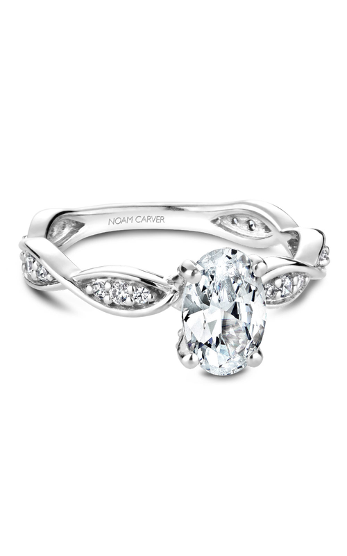 Noam Carver Engagement Ring Floral B197-02A