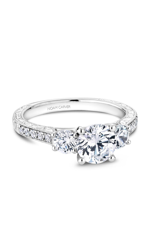 Noam Carver Engagement Ring 3 Stone B206-01A