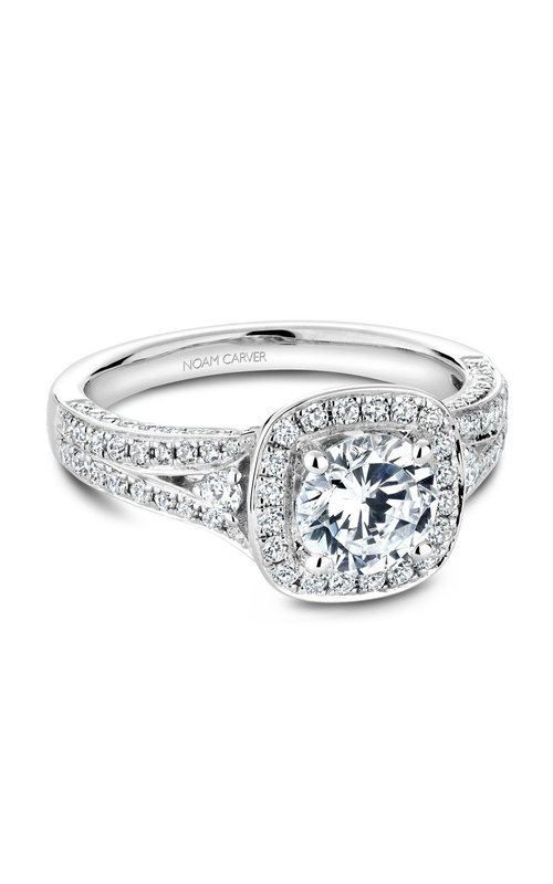 Noam Carver Engagement Ring Halo B172-01A
