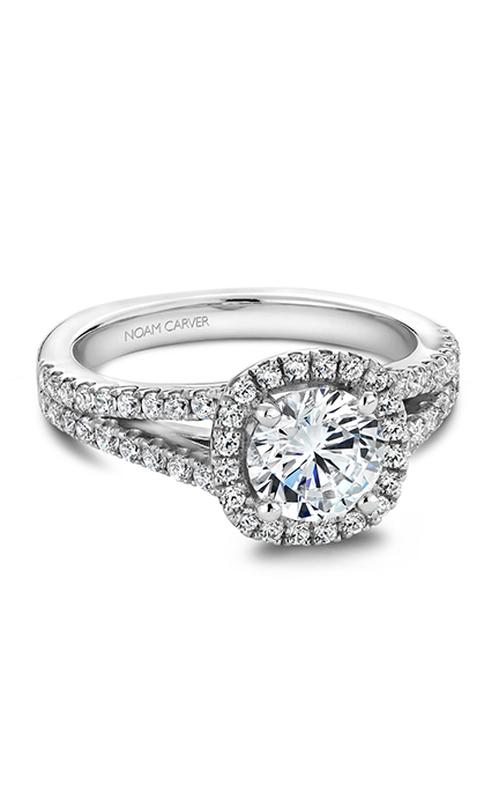 Noam Carver Engagement Ring Halo B015-01A