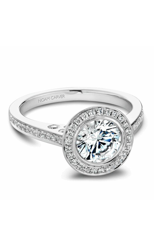 Noam Carver Engagement Ring Halo B016-01A
