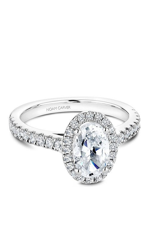 Noam Carver Engagement Ring Halo B034-04A